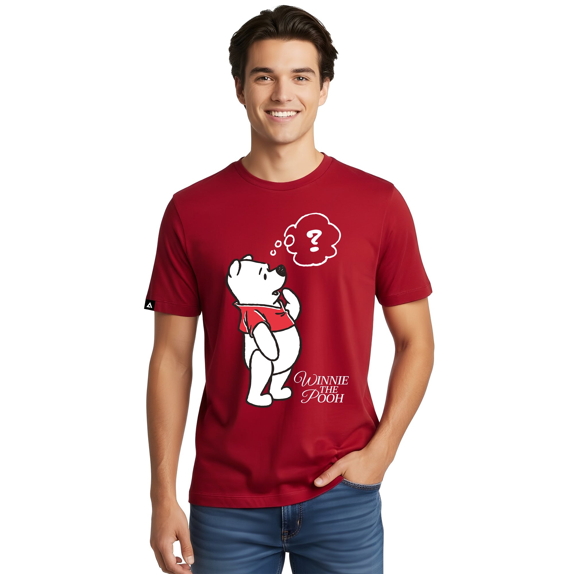 Playera Winnie the Pooh Hombre Mujer Rojo Clásicos Disney Original Hunny