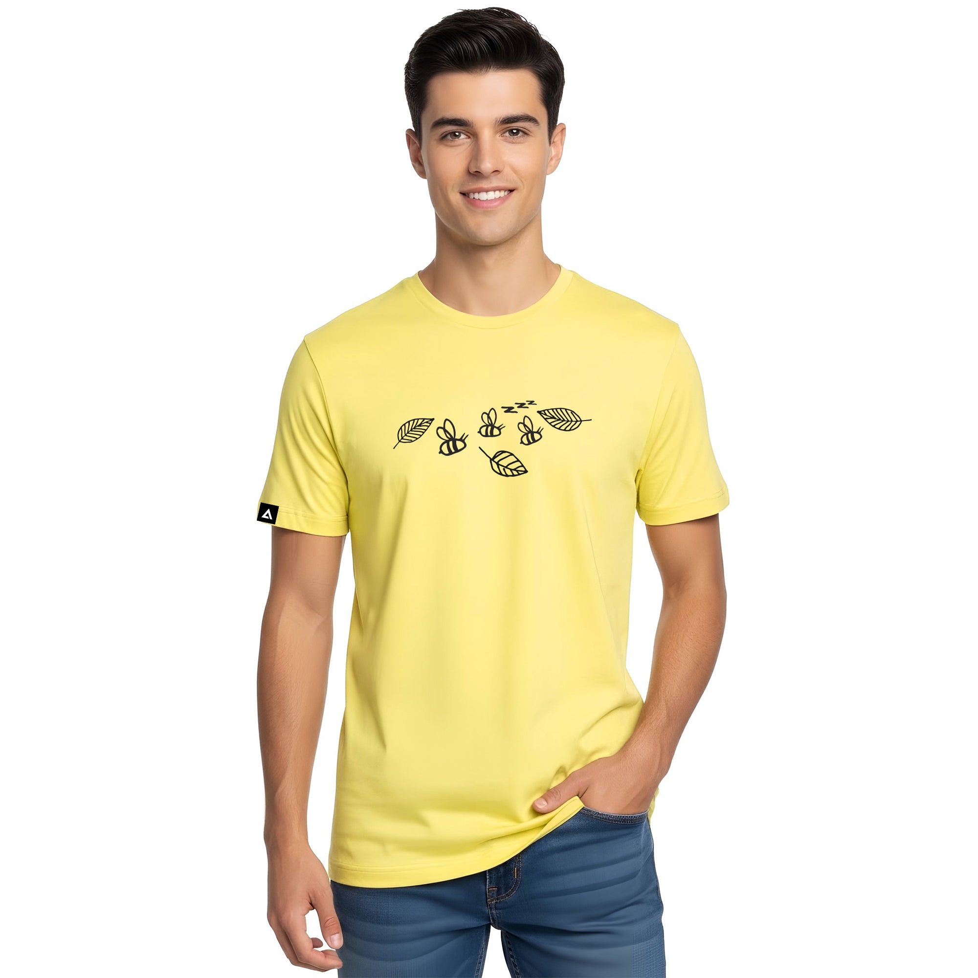 Playera Winnie the Pooh Hombre Mujer Amarillo Clásicos Disney Original Bees
