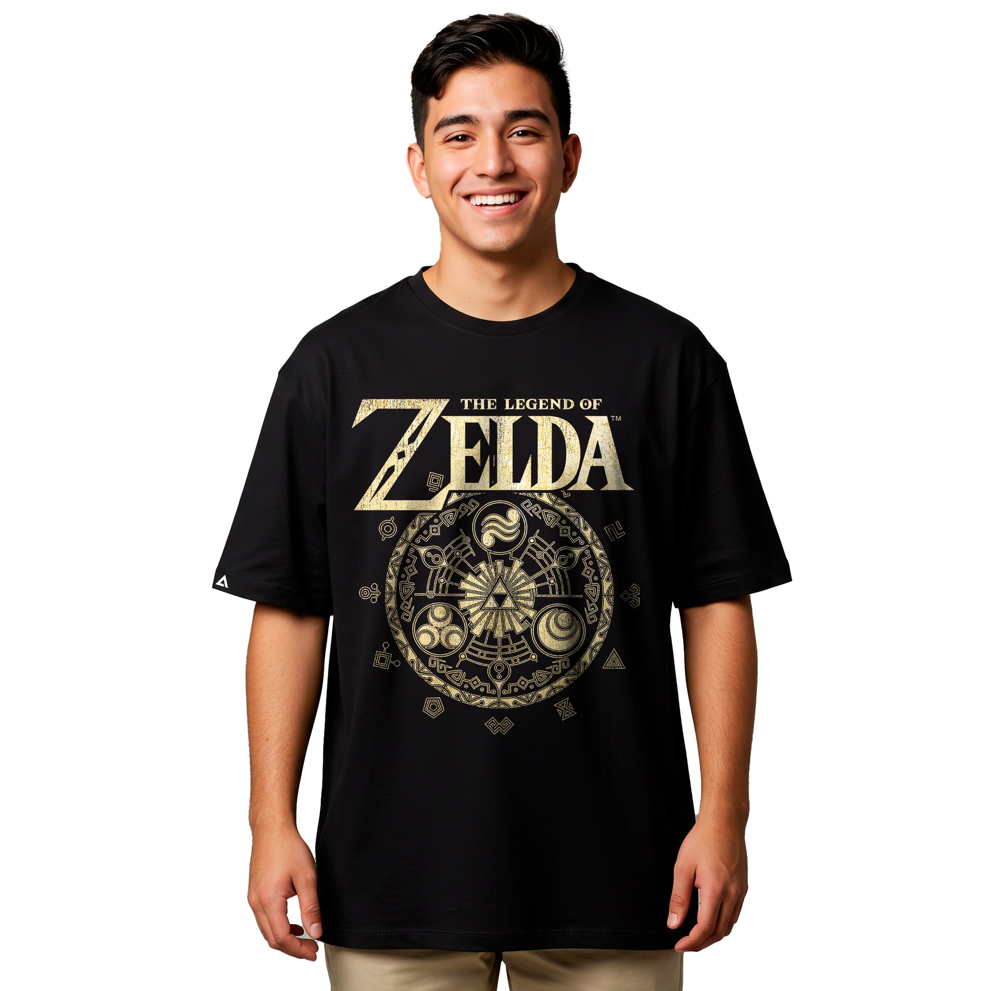 Playera Zelda Hombre Mujer Negro Twilight Hero Nintendo Oficial - Fan Army