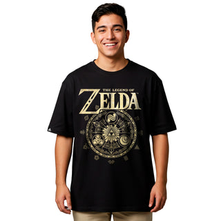 Playera Zelda Hombre Mujer Negro Twilight Hero Nintendo Oficial