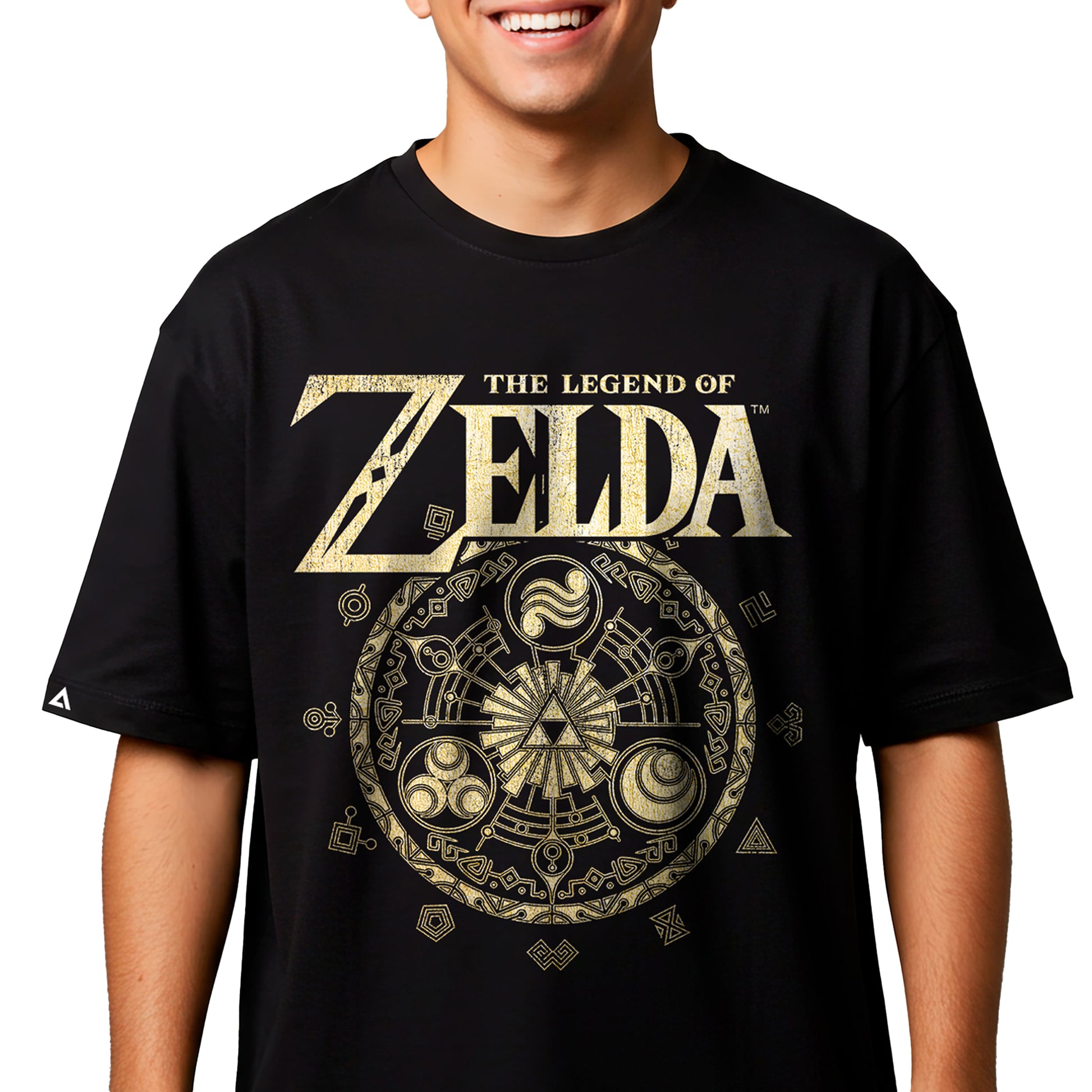 Playera Zelda Hombre Mujer Negro Twilight Hero Nintendo Oficial - Fan Army