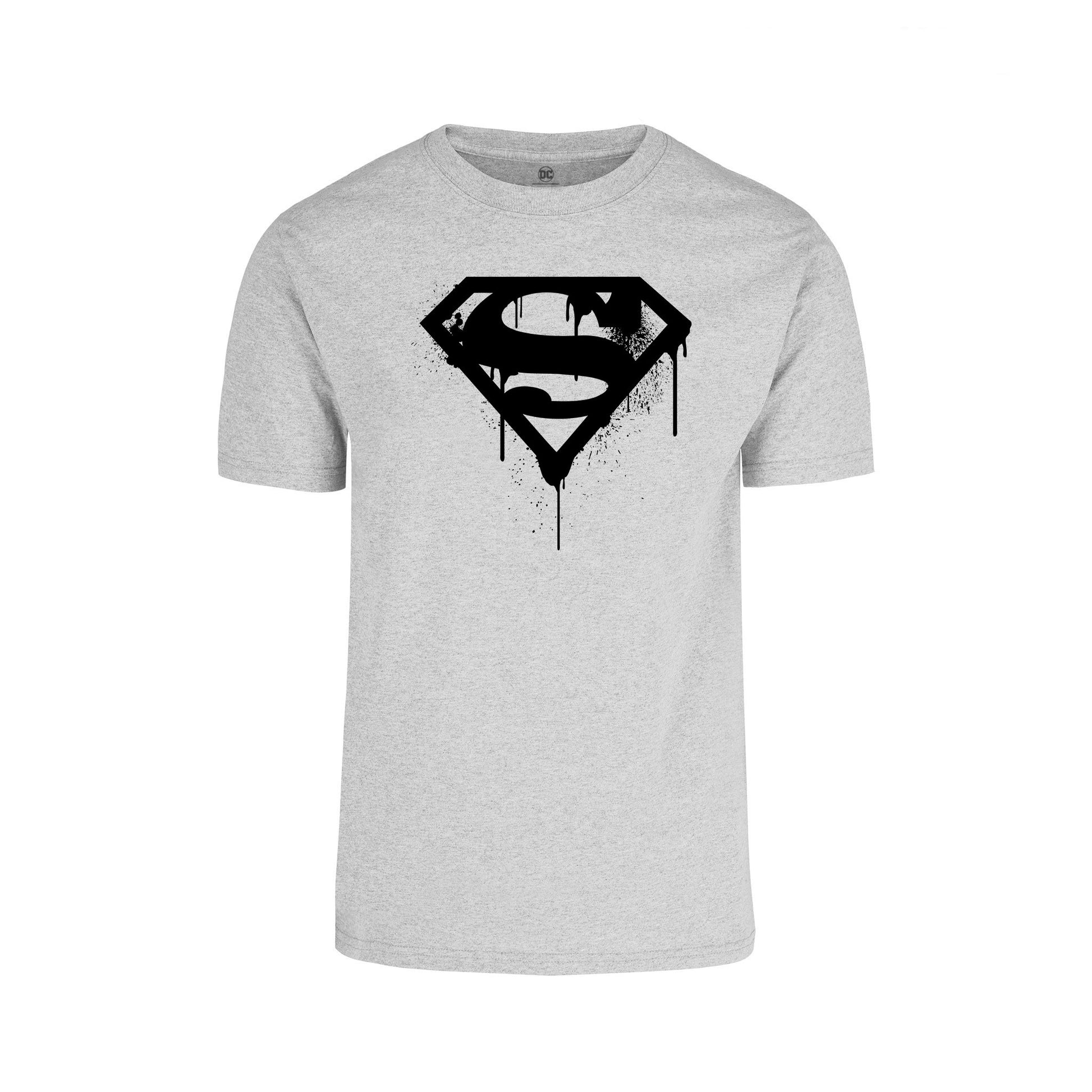 Playera Superman – Logo Spray Estilo Grafiti - Fan Army