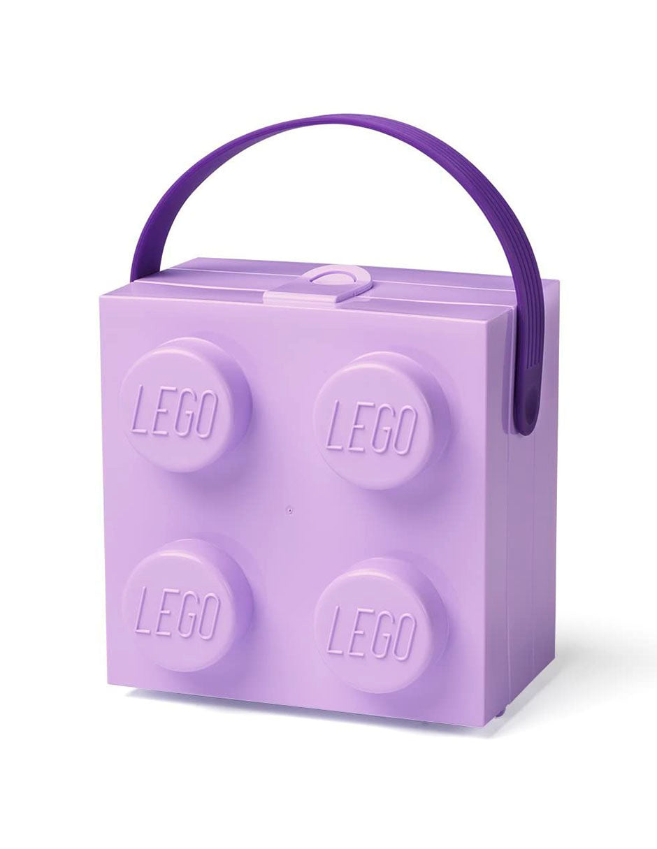 LEGO Lonchera con Asas de Niños para Alimentos y Comida - Fan Army
