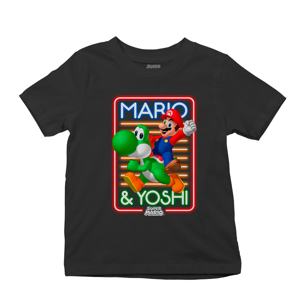 Playera Niño Nintendo - Mario & Yoshi - Fan Army
