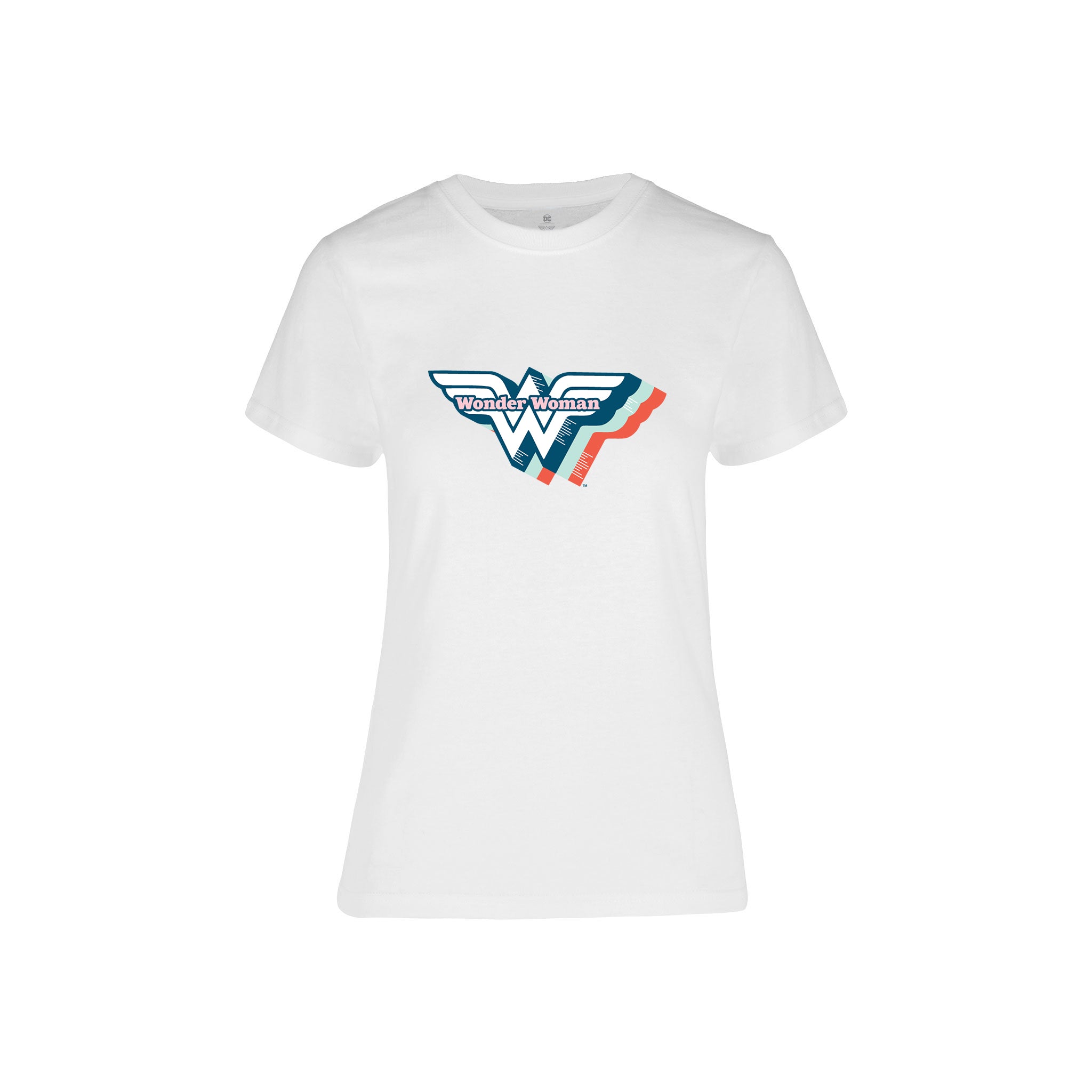 Playera de Mujer Wonder Woman - Logo Retro - Fan Army