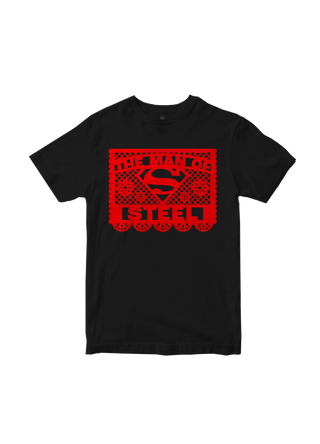 Playera Justice League Papel Picado The Man of Steel