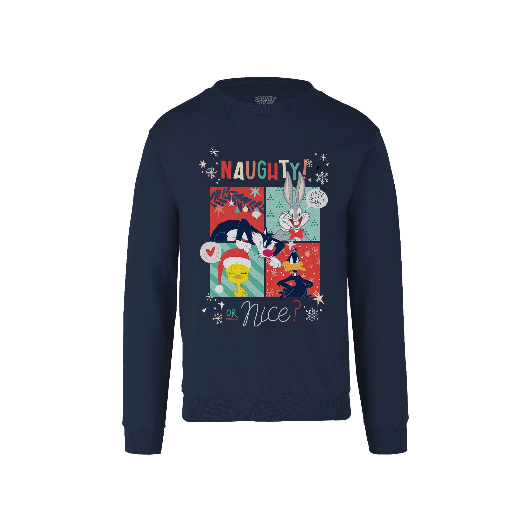 Sudadera Navidad Warner Bros. - Naughty