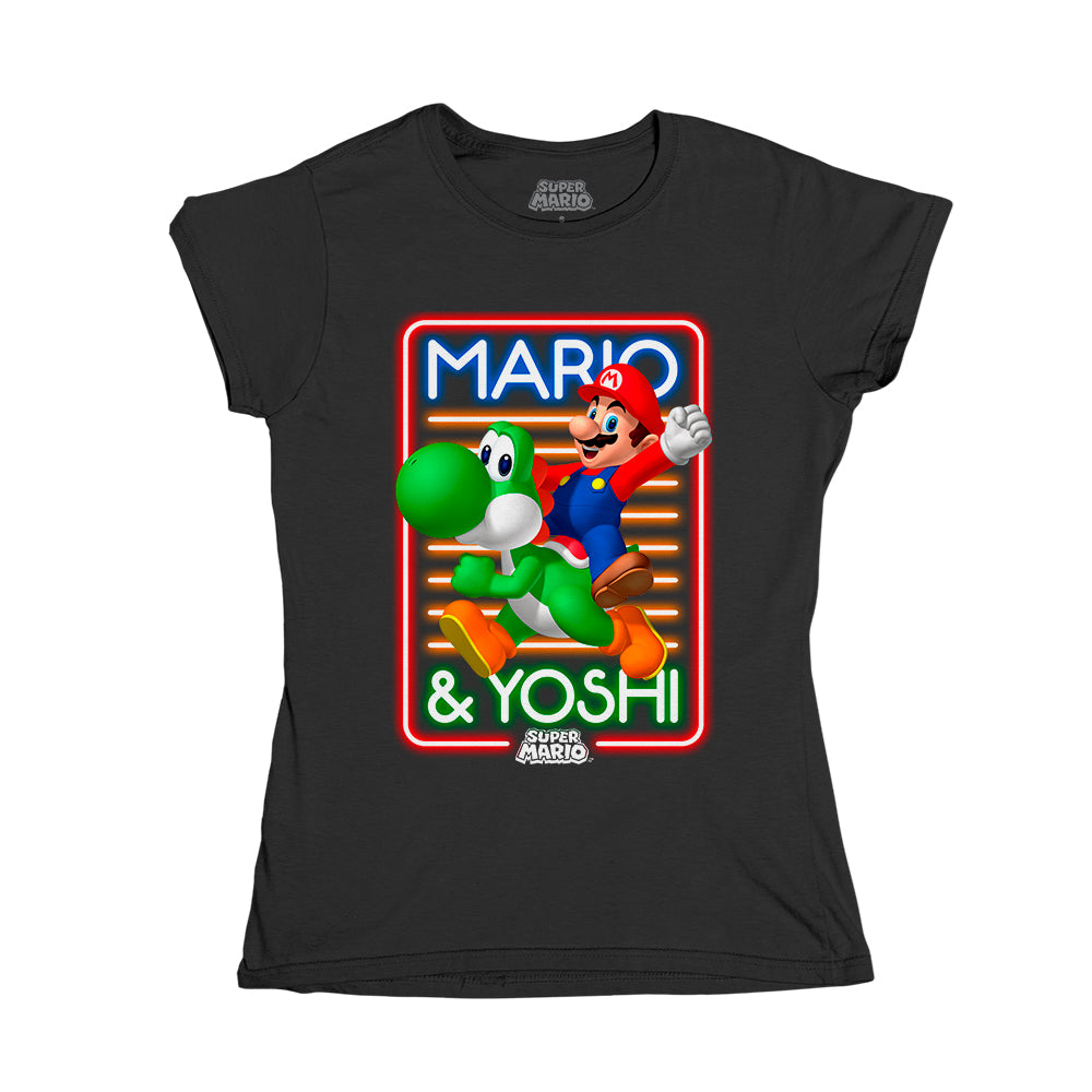 Playera Niña Nintendo - Mario & Yoshi - Fan Army