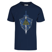 Playera para Hombre Zelda diseño Escudo y Espada - Fan Army