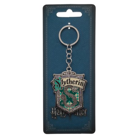 Llavero de moda Harry Potter de Metal símbolo Slytherin