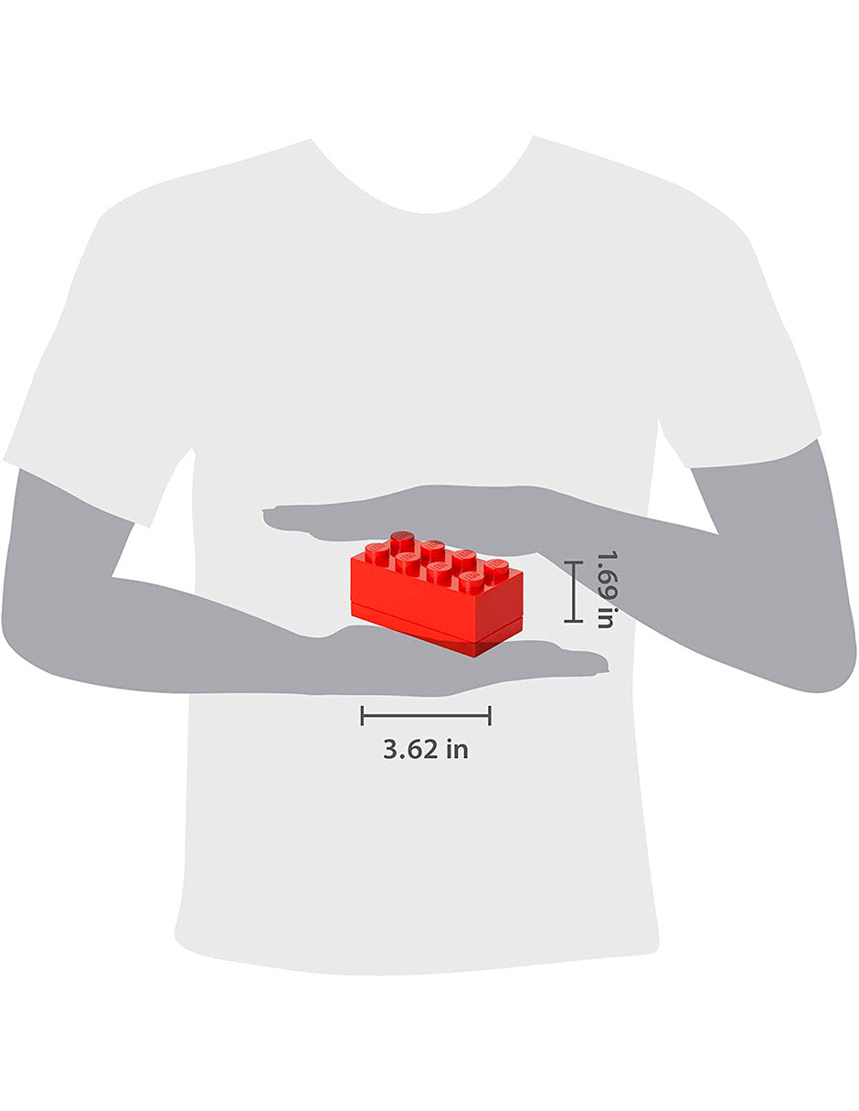 LEGO Mini Storage, bloque mini para almacenar Brick 8