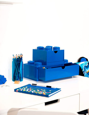 LEGO Organizador de escritorio con cajon para almacenar, Brick | Desk Drawer