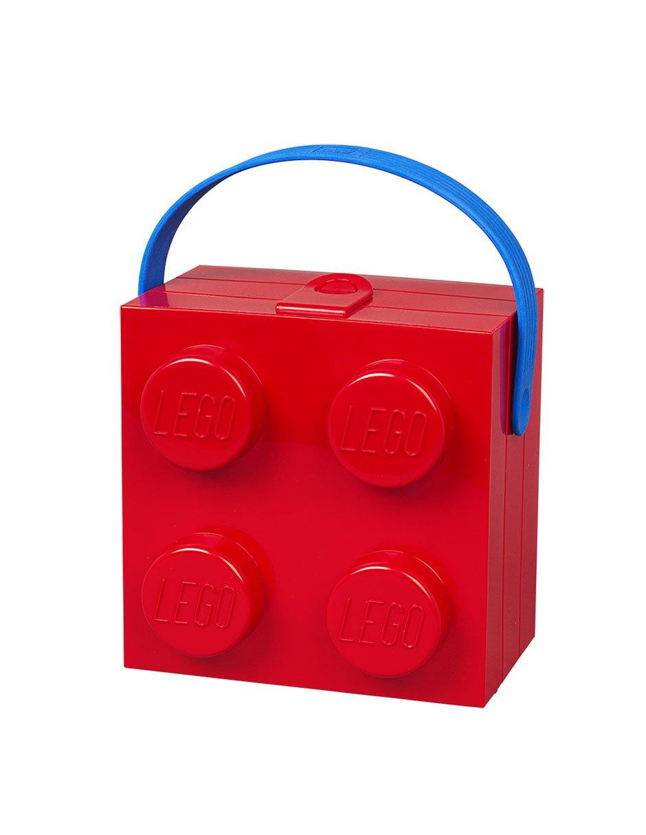 LEGO Lonchera con Asas de Niños para Alimentos y Comida - Fan Army
