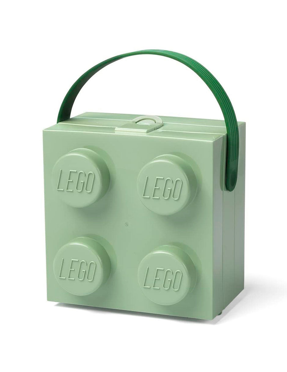 LEGO Lonchera con Asas de Niños para Alimentos y Comida