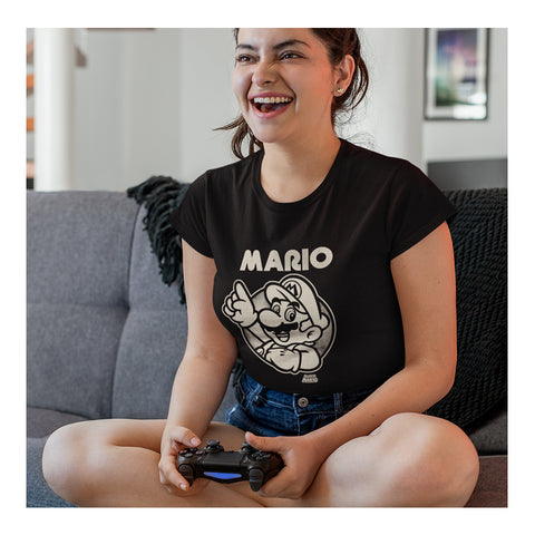Playera Mario Bros Mujer - Mario Retro