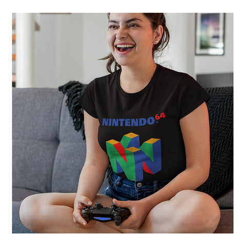 Playeras Nintendo Mujer - Nintendo 64 Retro