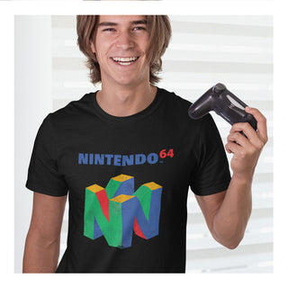 Playera para Hombre Nintendo 64 Retro