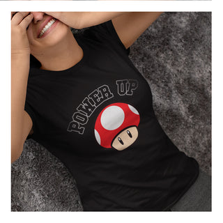 Playera para Mujer Mario Bros Power Up