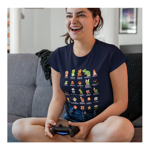 Playera Mario Bros Mujer - Pixels Retro