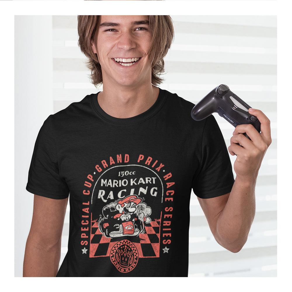Playera Mario Bros Hombre - Special Cup Retro - Fan Army
