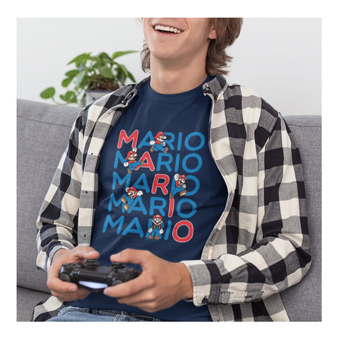 Playera Mario Bros Hombre - Mario´s