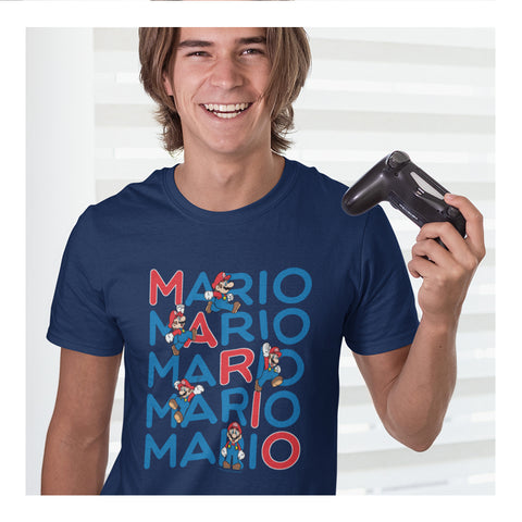 Playera Mario Bros Hombre - Mario´s