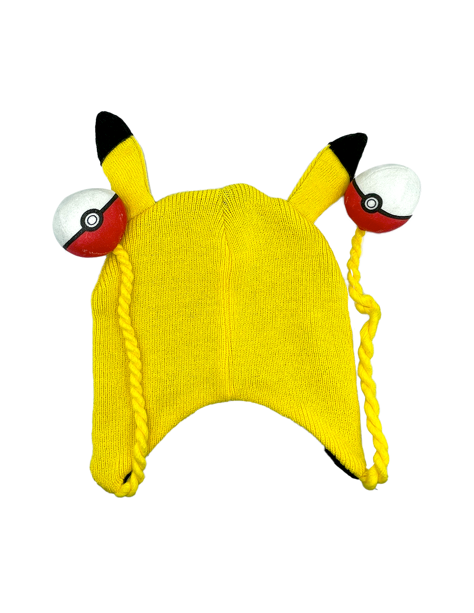 Beanie Pokémon Pikachu y Pokebolas - Fan Army
