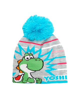 Gorro Beanie Nintendo – Yoshi con Pompón | Original