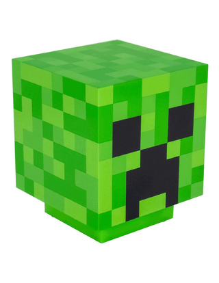 Lámpara Mini 3D Minecraft Creeper