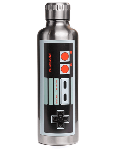 Botella de Agua Metálica Control NES