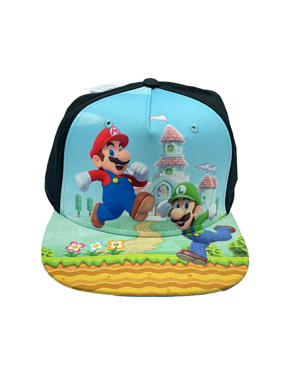 Gorra Super Mario mundo de Peach, Mario y Luigi - Fan Army