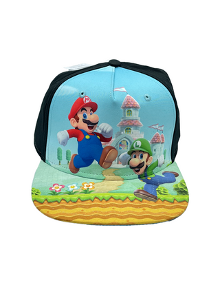 Gorra Super Mario mundo de Peach, Mario y Luigi