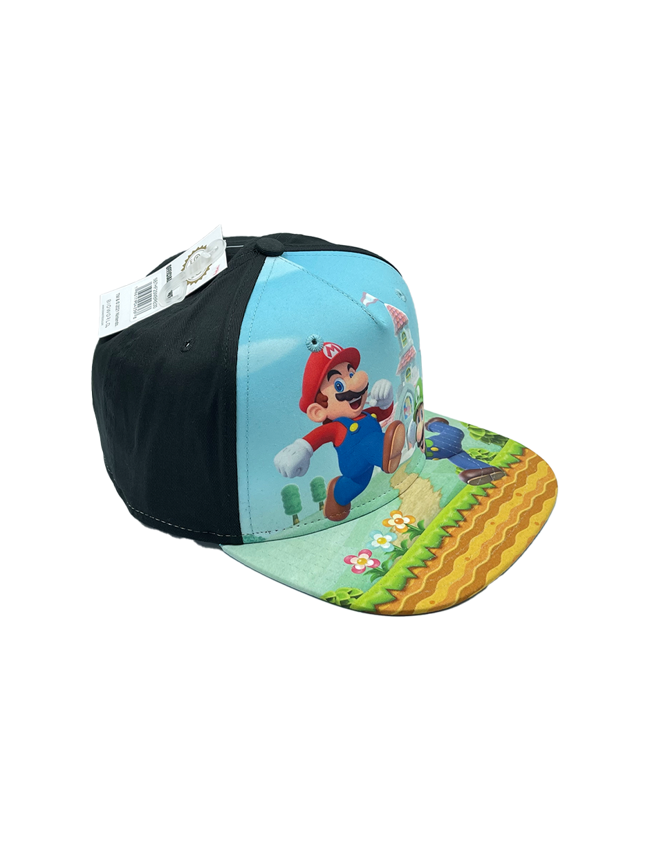 Gorra Super Mario mundo de Peach, Mario y Luigi - Fan Army