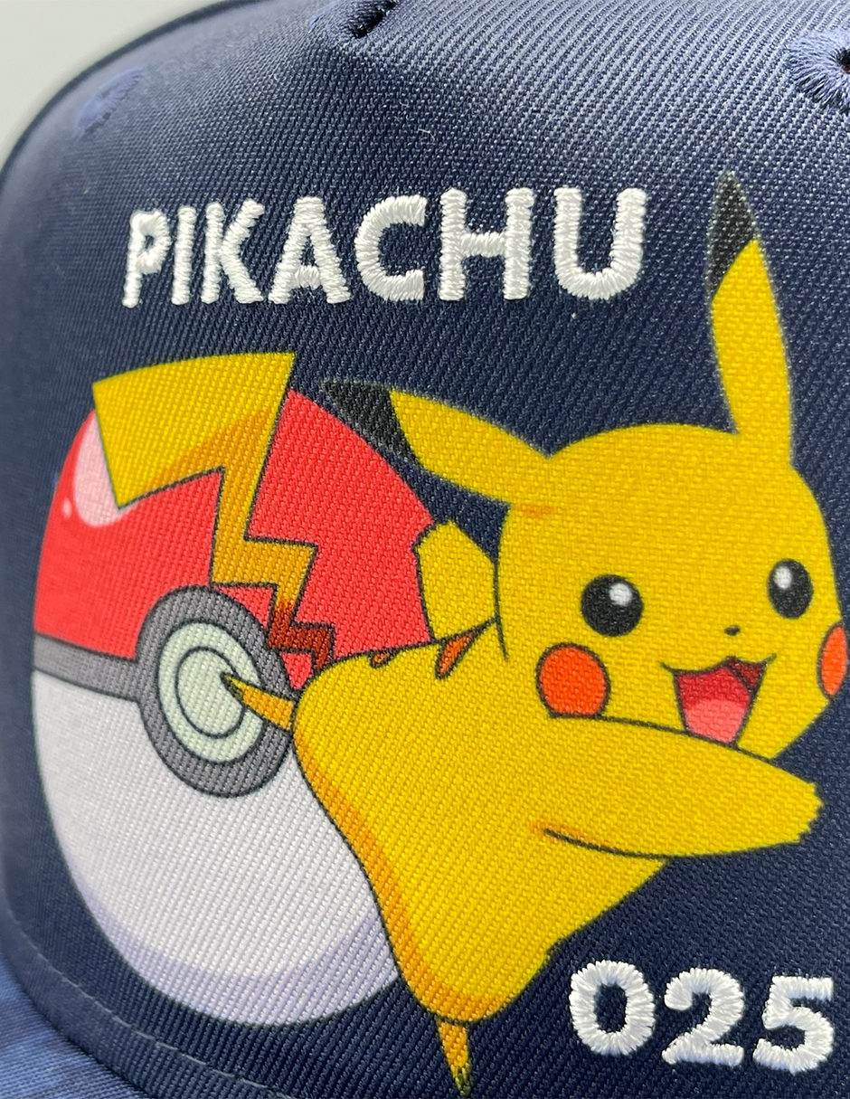 Gorra Pokemon con Pikachu Pokebola