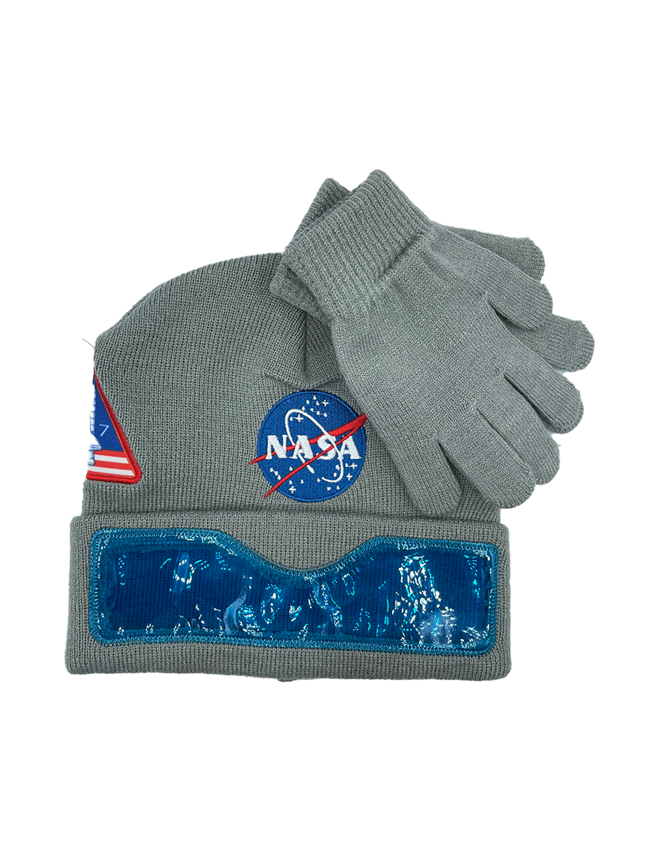 Beanie con Guantes NASA Casco - Fan Army