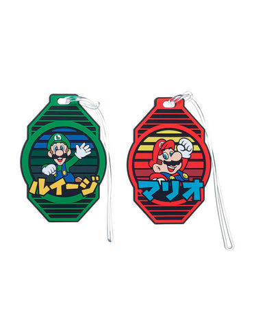 Etiqueta de Equipaje Super Mario y Luigi