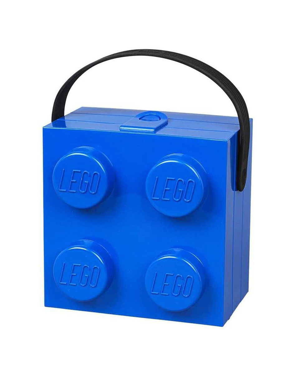 LEGO Lonchera con Asas de Niños para Alimentos y Comida - Fan Army